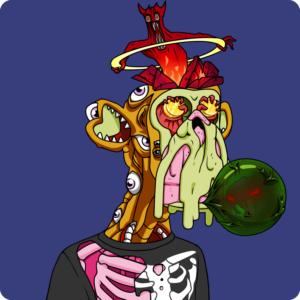 Yuga Labs - Mutant Ape Yacht Club - NFT # 9986