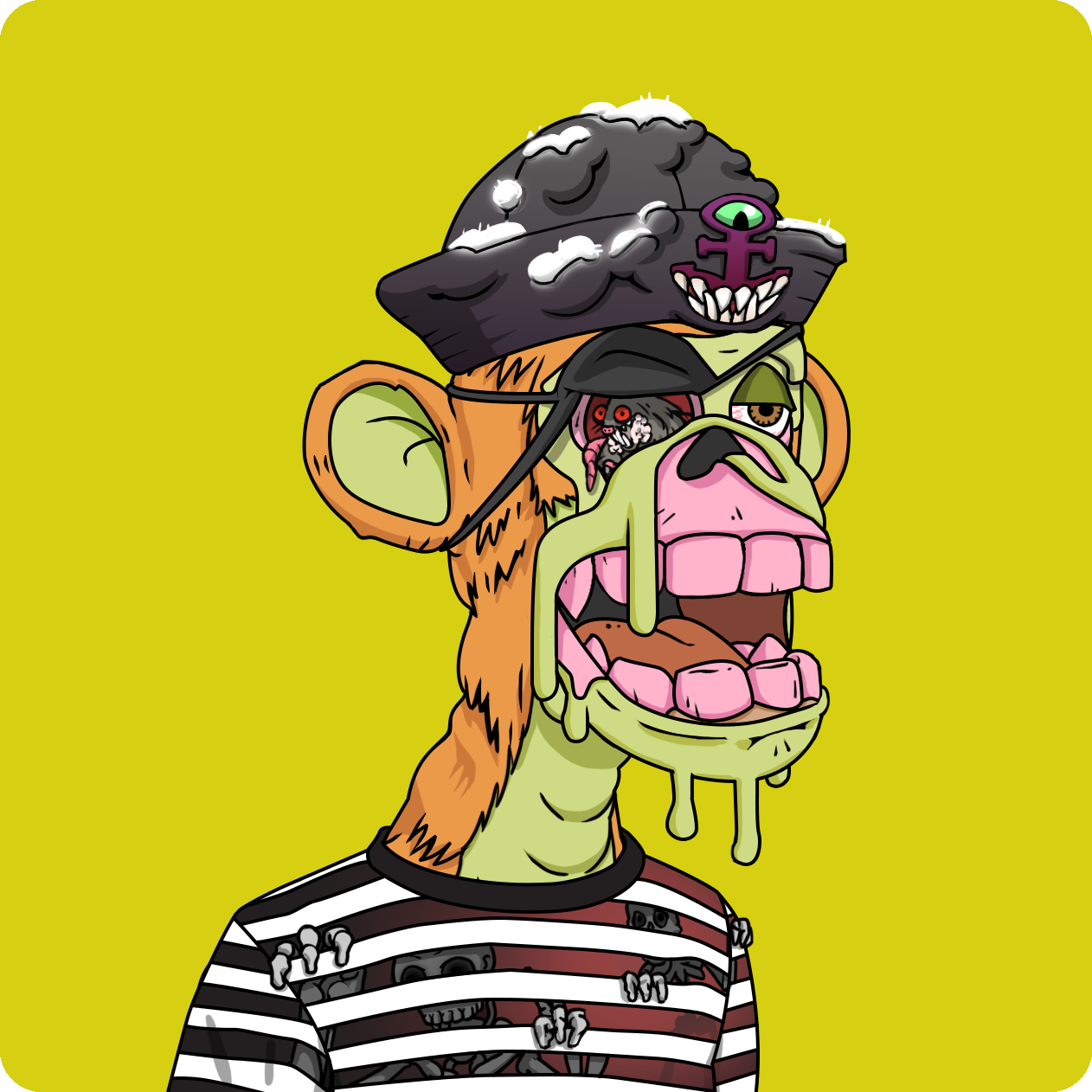 Yuga Labs - Mutant Ape Yacht Club - NFT # 13852