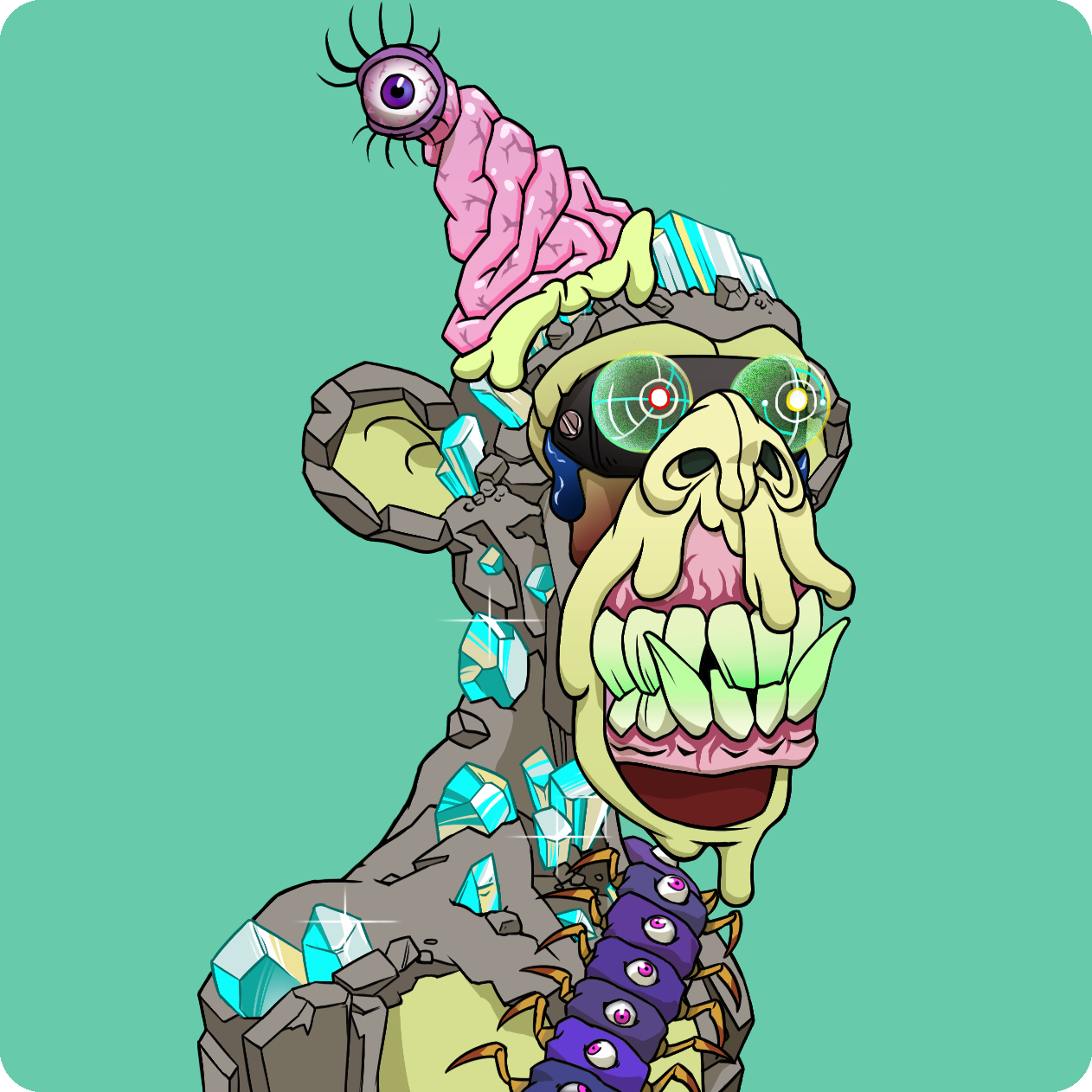 Yuga Labs - Mutant Ape Yacht Club - NFT # 3599