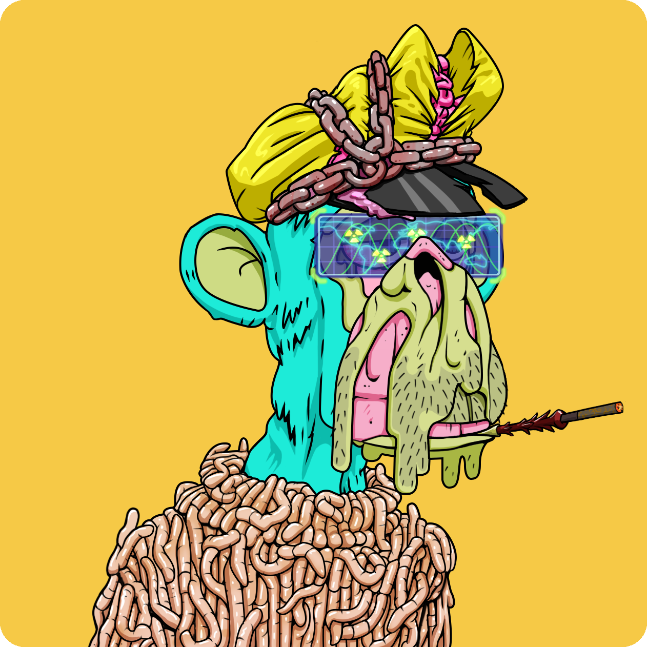 Yuga Labs - Mutant Ape Yacht Club - NFT # 3754