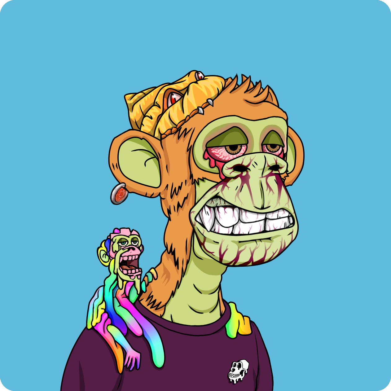 Yuga Labs - Mutant Ape Yacht Club - NFT # 17016