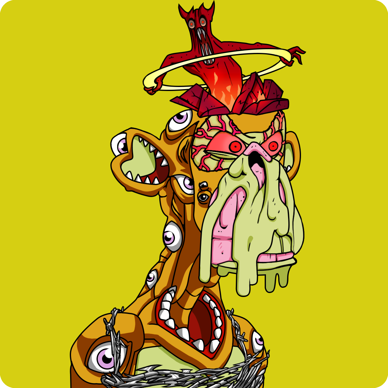 Yuga Labs - Mutant Ape Yacht Club - NFT # 9563