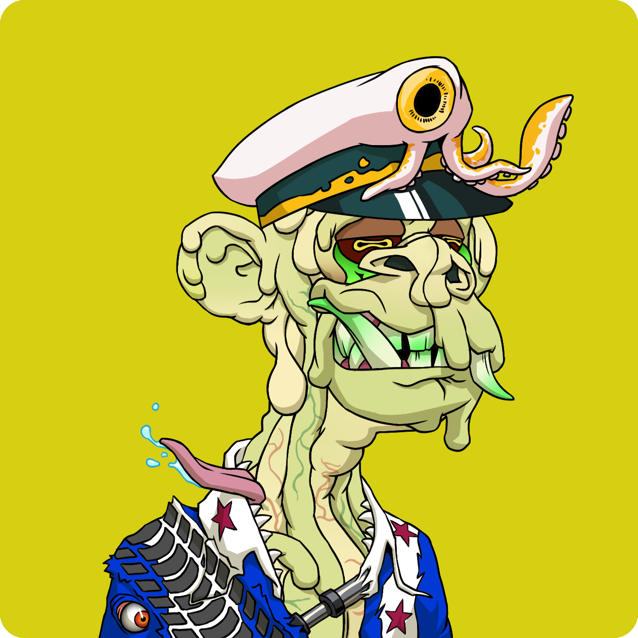 Yuga Labs - Mutant Ape Yacht Club - NFT # 1855