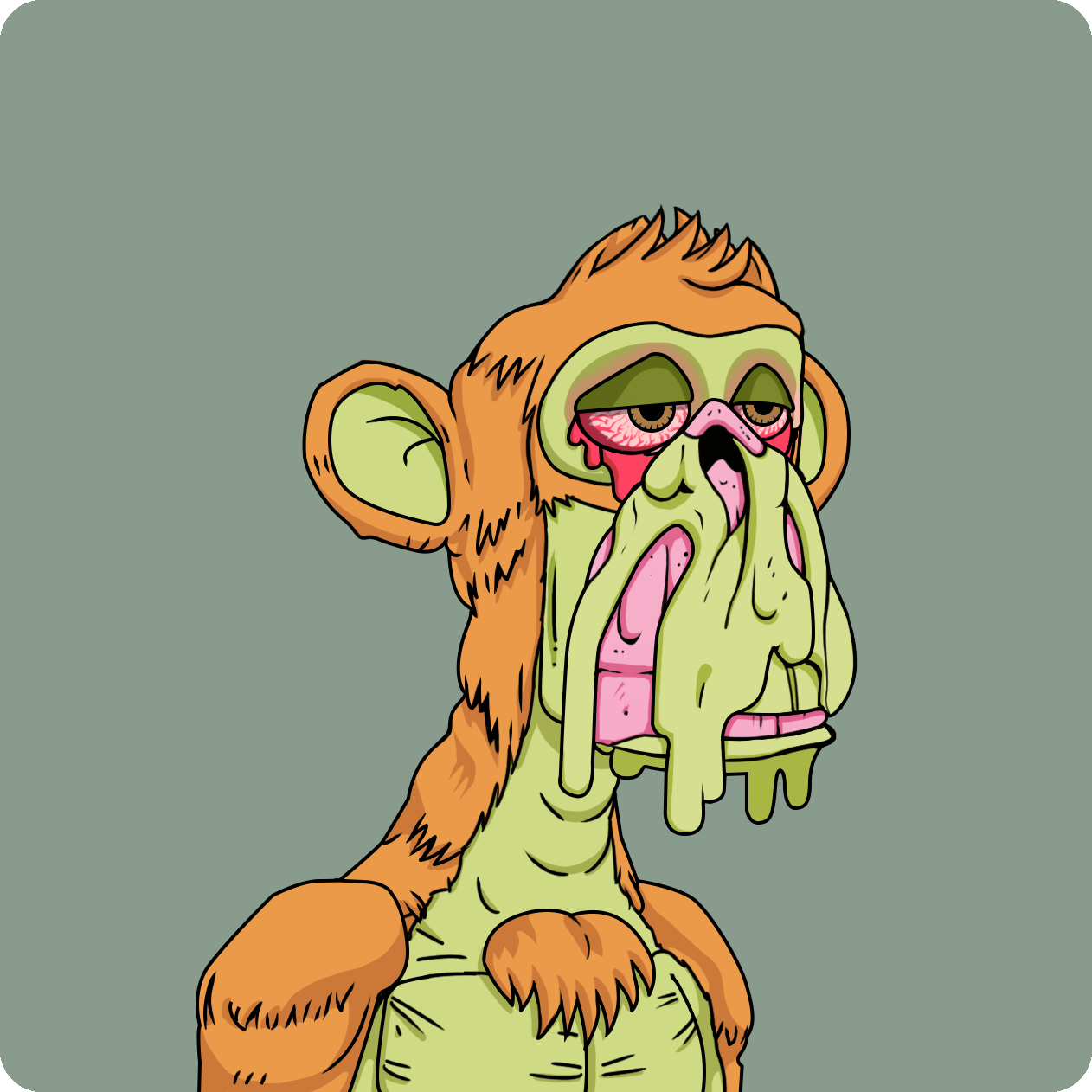 Yuga Labs - Mutant Ape Yacht Club - NFT # 2802