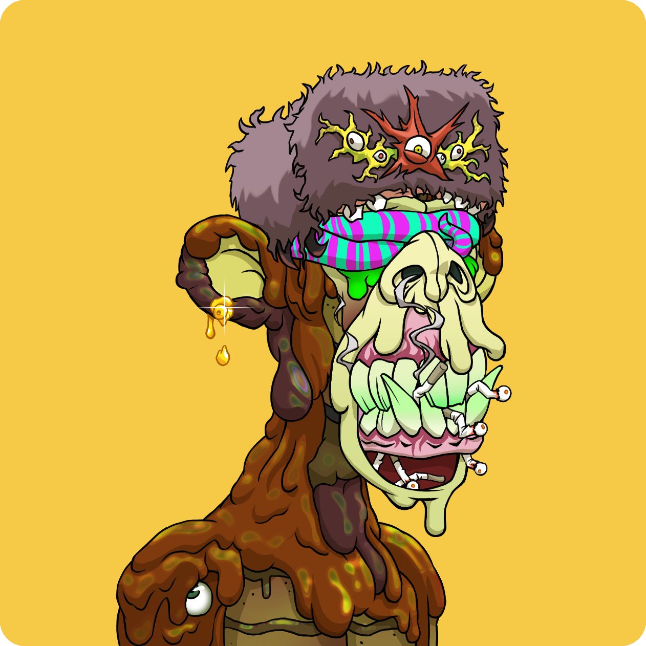 Yuga Labs - Mutant Ape Yacht Club - NFT # 3443