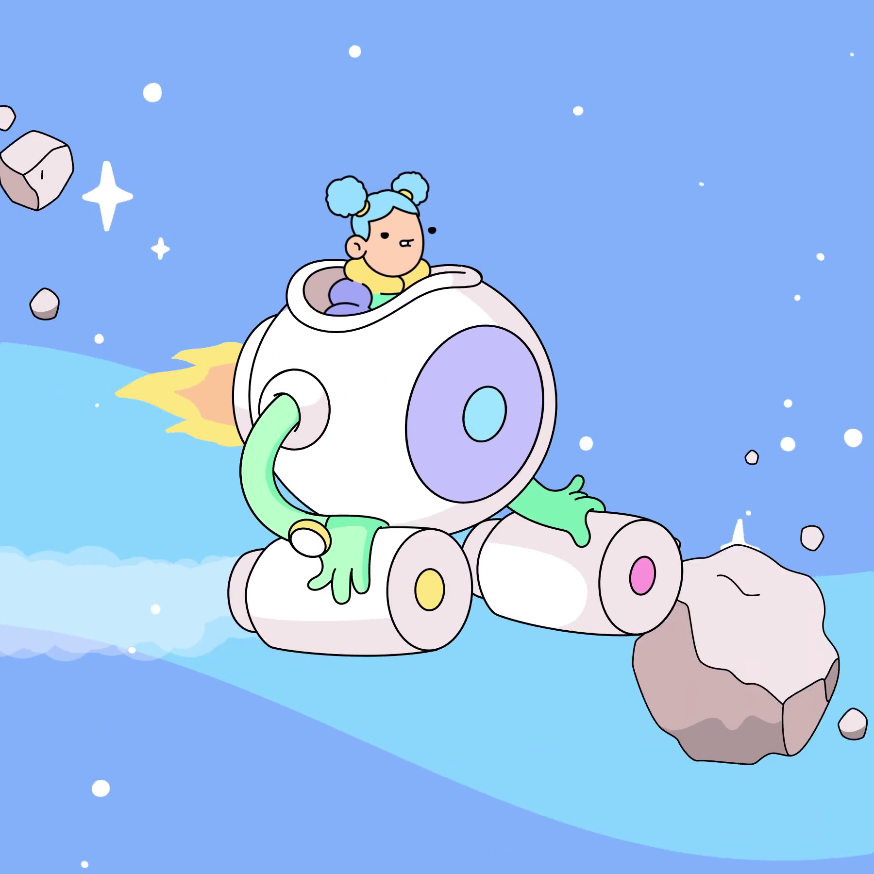 The Doodles Founders - Space Doodles - Space Doodle #498 - NFT # 498