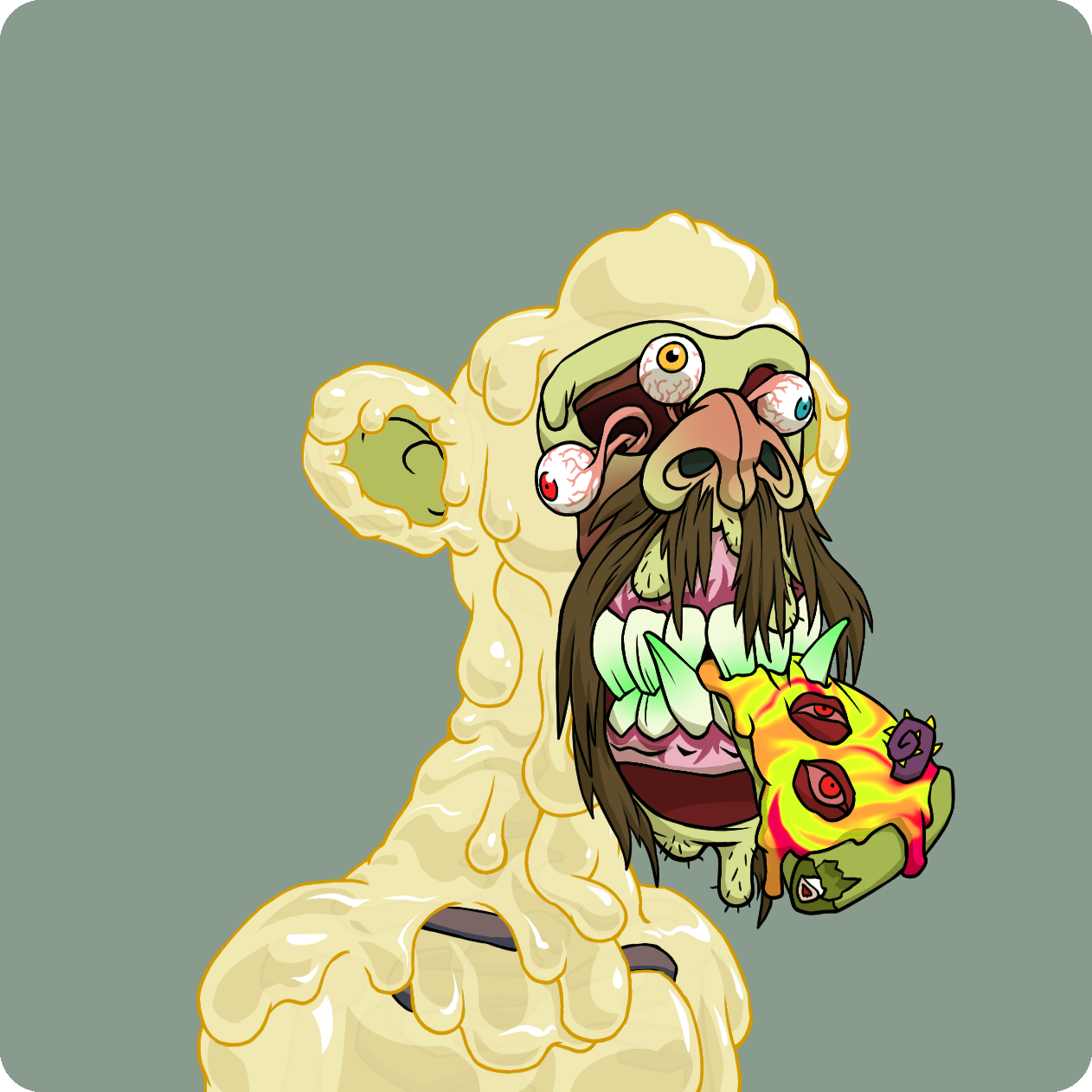 Yuga Labs - Mutant Ape Yacht Club - NFT # 17907