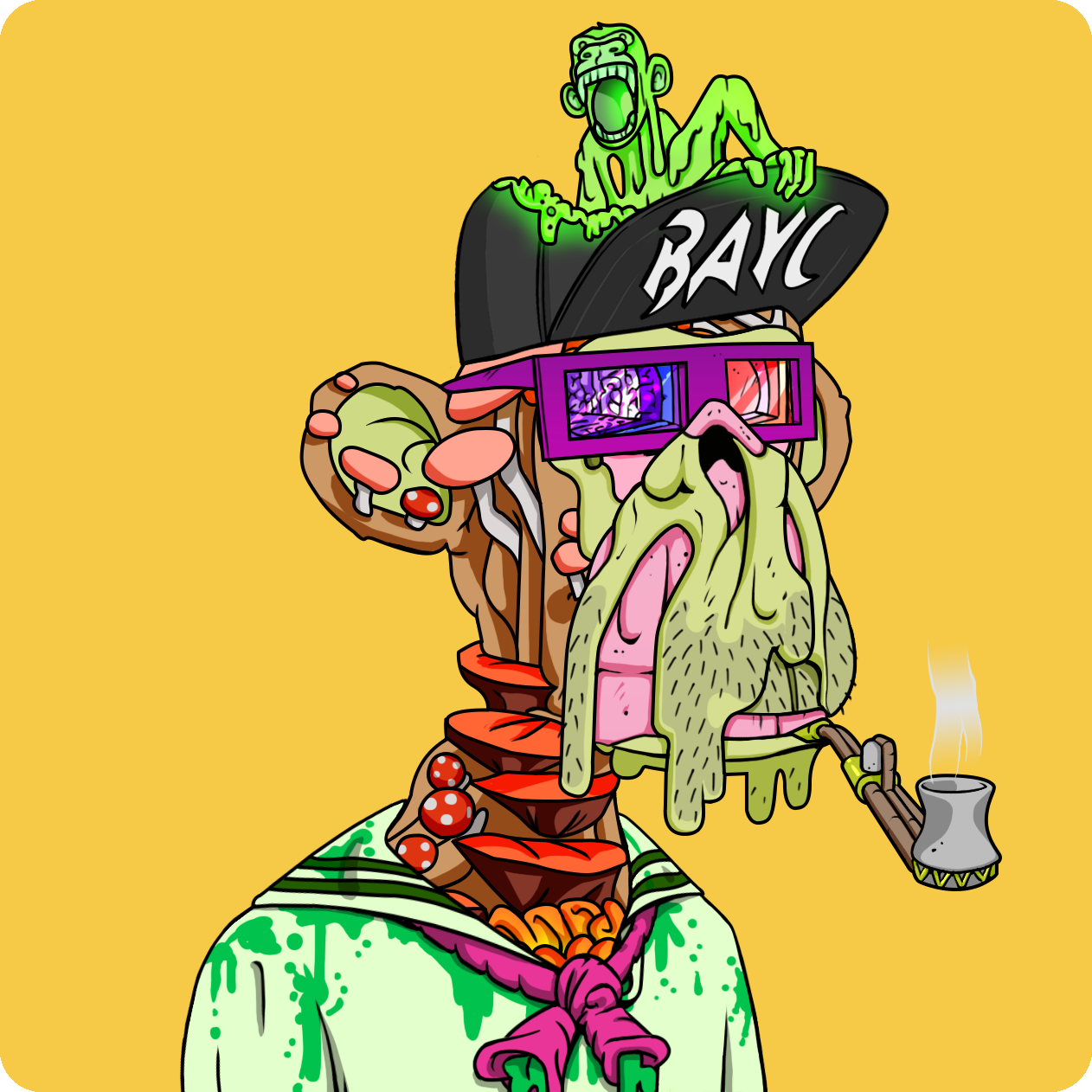 Yuga Labs - Mutant Ape Yacht Club - NFT # 11076