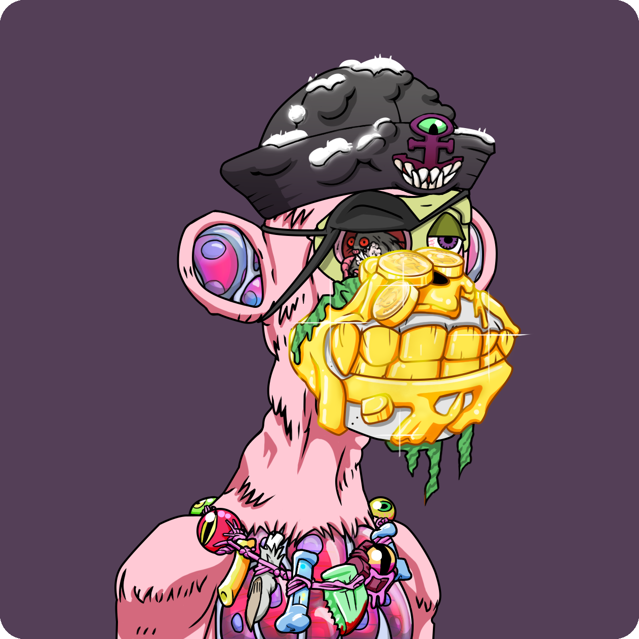 Yuga Labs - Mutant Ape Yacht Club - NFT # 9166