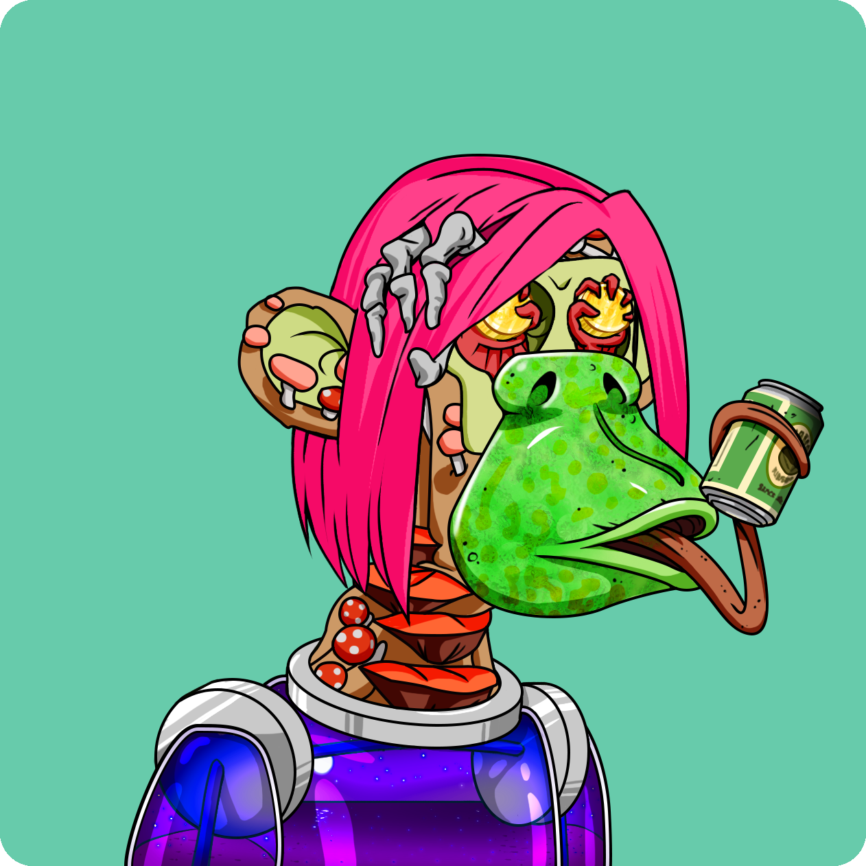 Yuga Labs - Mutant Ape Yacht Club - NFT # 9211