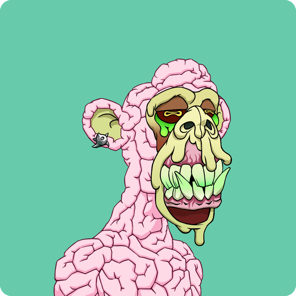 Yuga Labs - Mutant Ape Yacht Club - NFT # 3464