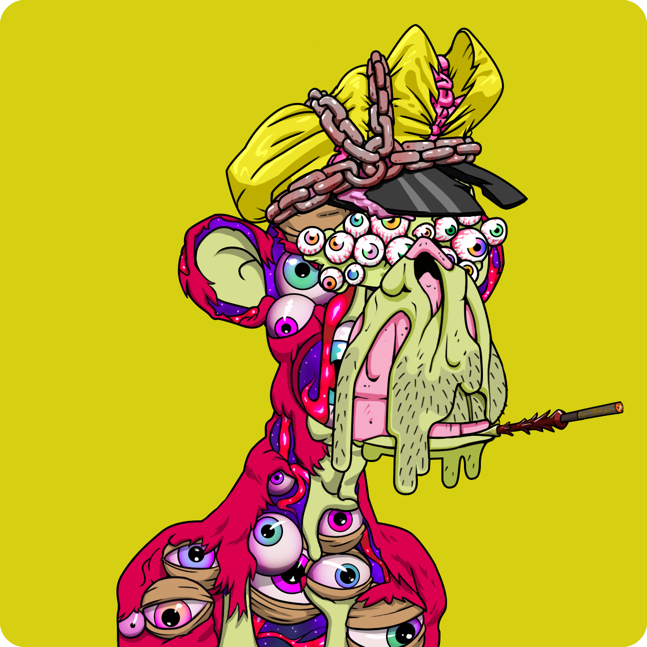 Yuga Labs - Mutant Ape Yacht Club - NFT # 17096