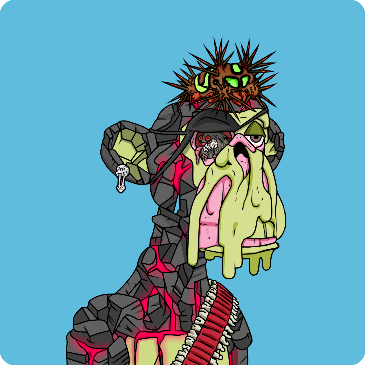 Yuga Labs - Mutant Ape Yacht Club - NFT # 3878