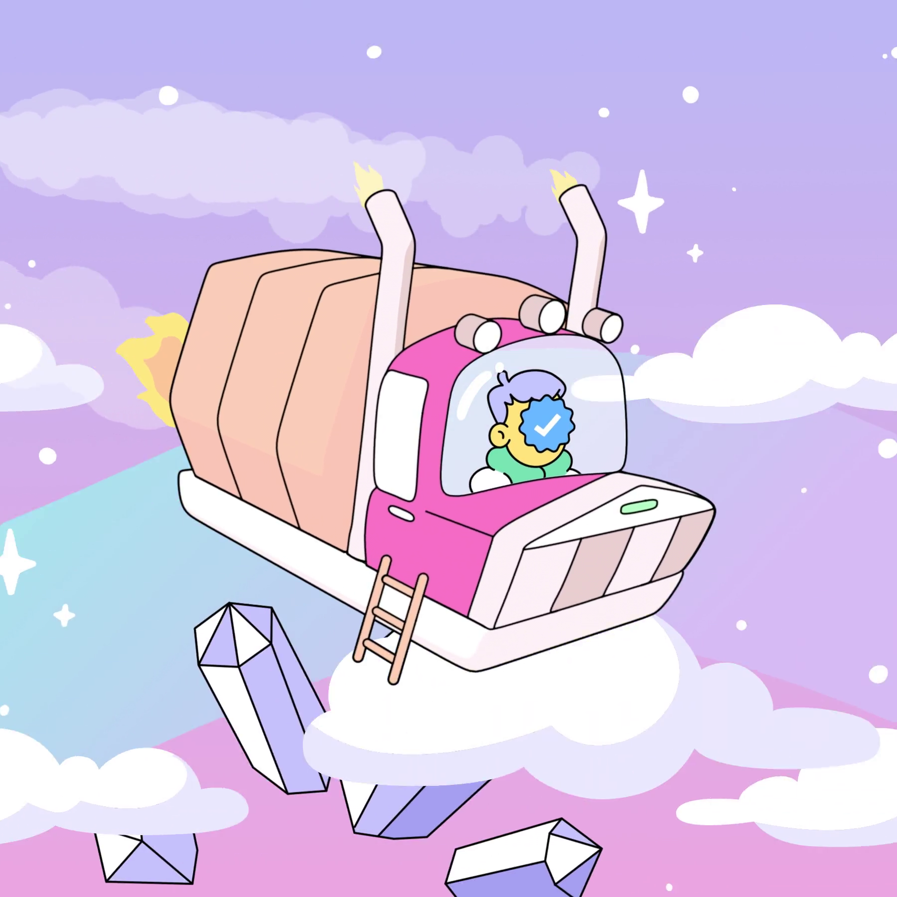 The Doodles Founders - Space Doodles - Space Doodle #278 - NFT # 278