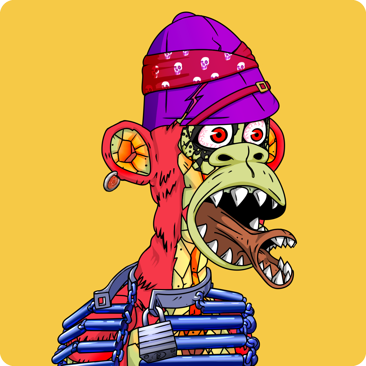 Yuga Labs - Mutant Ape Yacht Club - NFT # 1197