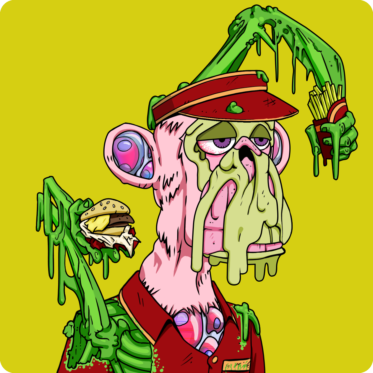 Yuga Labs - Mutant Ape Yacht Club - NFT # 3496