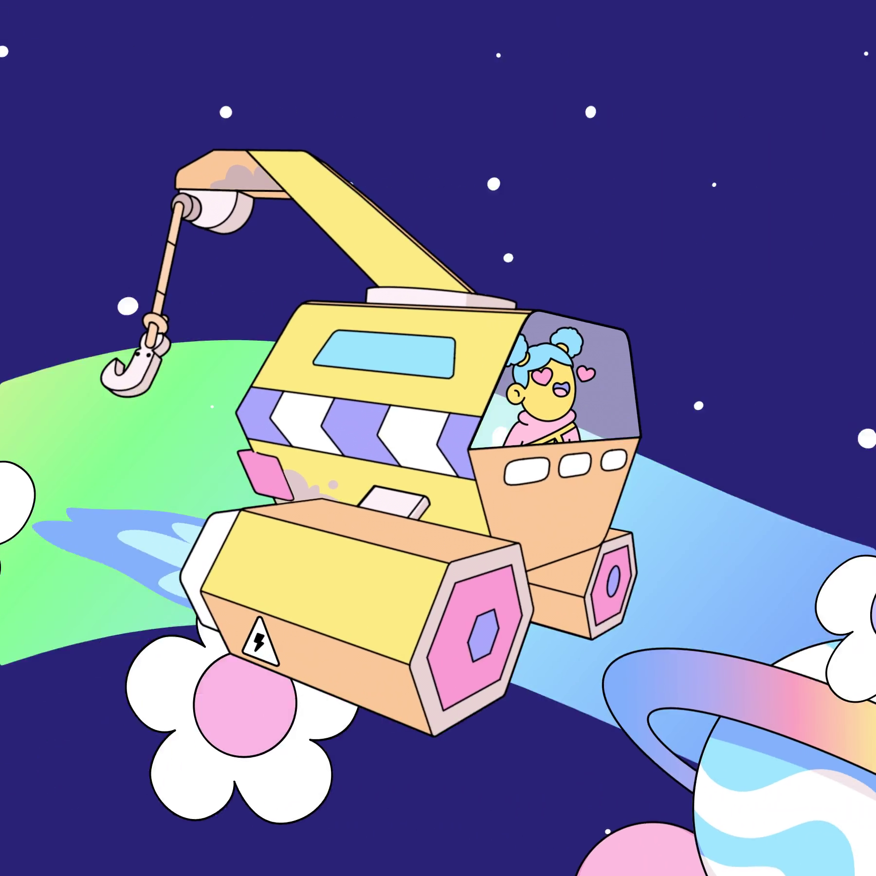 The Doodles Founders - Space Doodles - Space Doodle #252 - NFT # 252