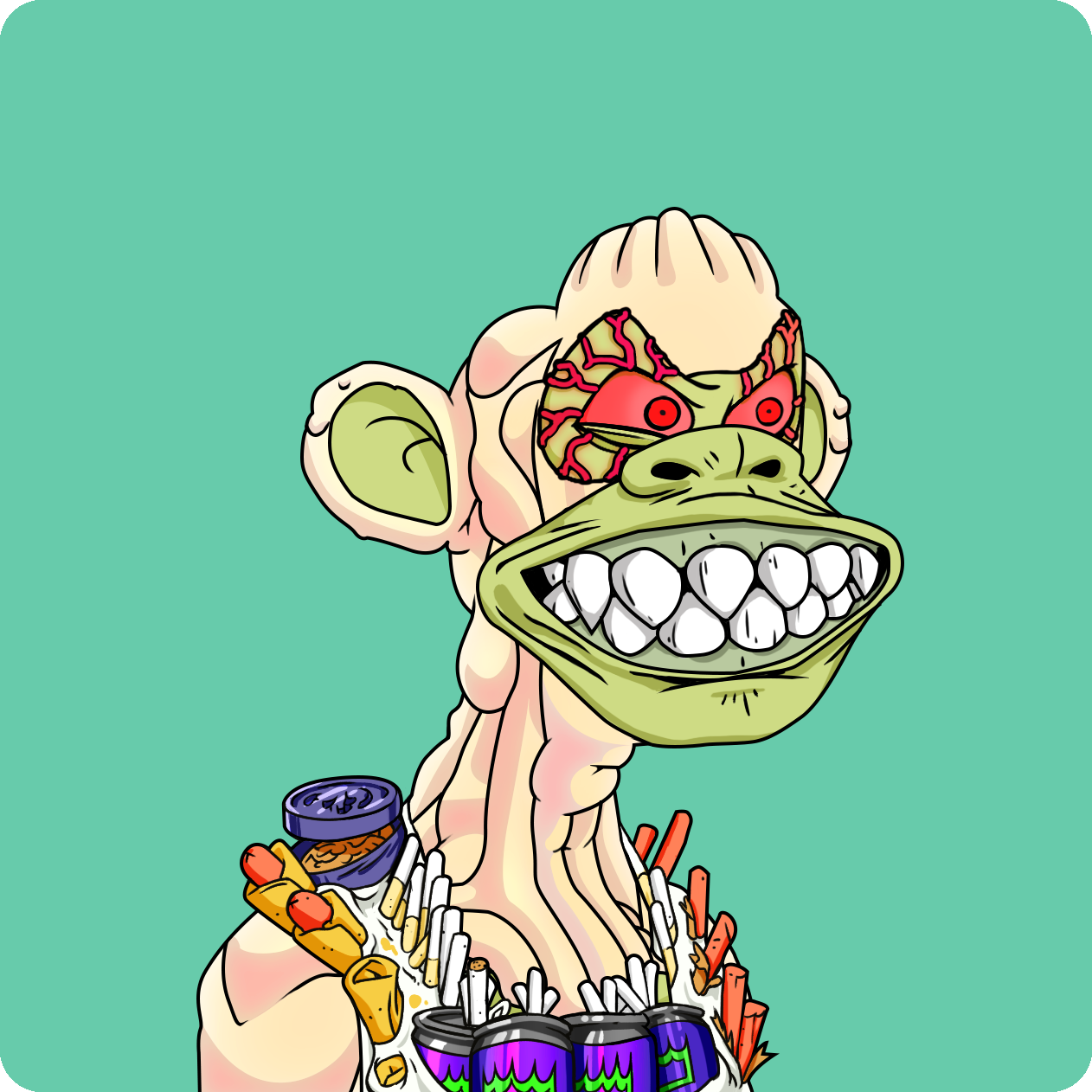 Yuga Labs - Mutant Ape Yacht Club - NFT # 22360