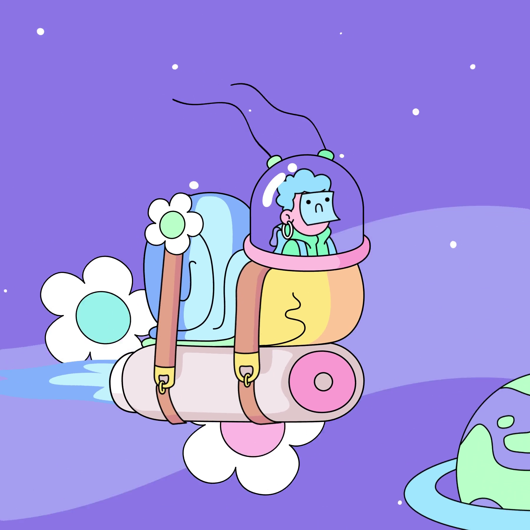 The Doodles Founders - Space Doodles - Space Doodle #9809 - NFT # 9809