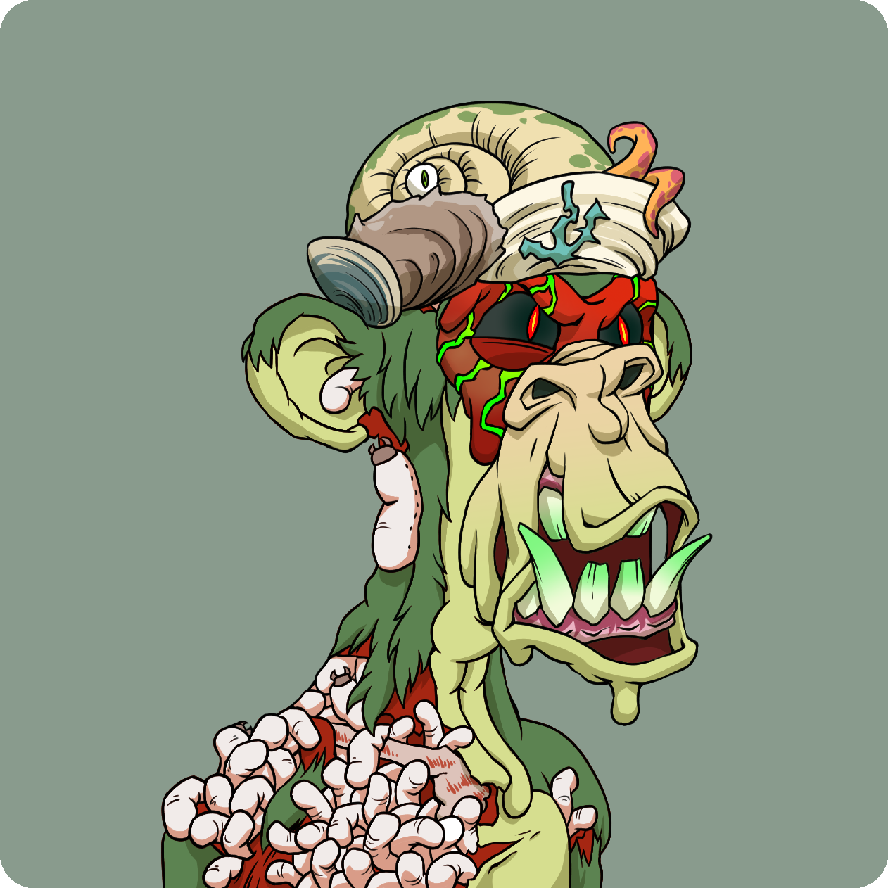 Yuga Labs - Mutant Ape Yacht Club - NFT # 8417