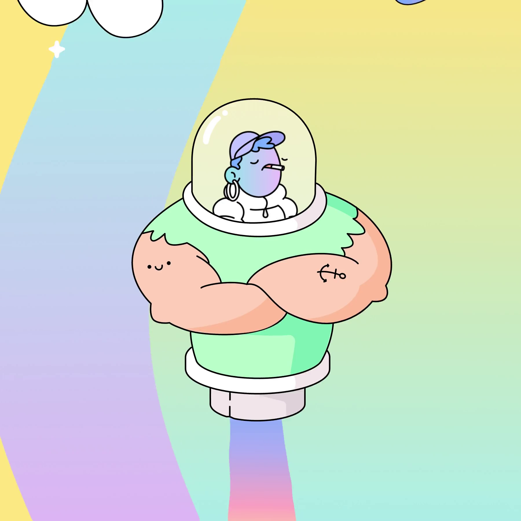 The Doodles Founders - Space Doodles - Space Doodle #9699 - NFT # 9699