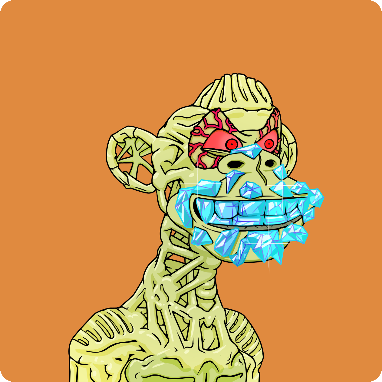 Yuga Labs - Mutant Ape Yacht Club - NFT # 3199