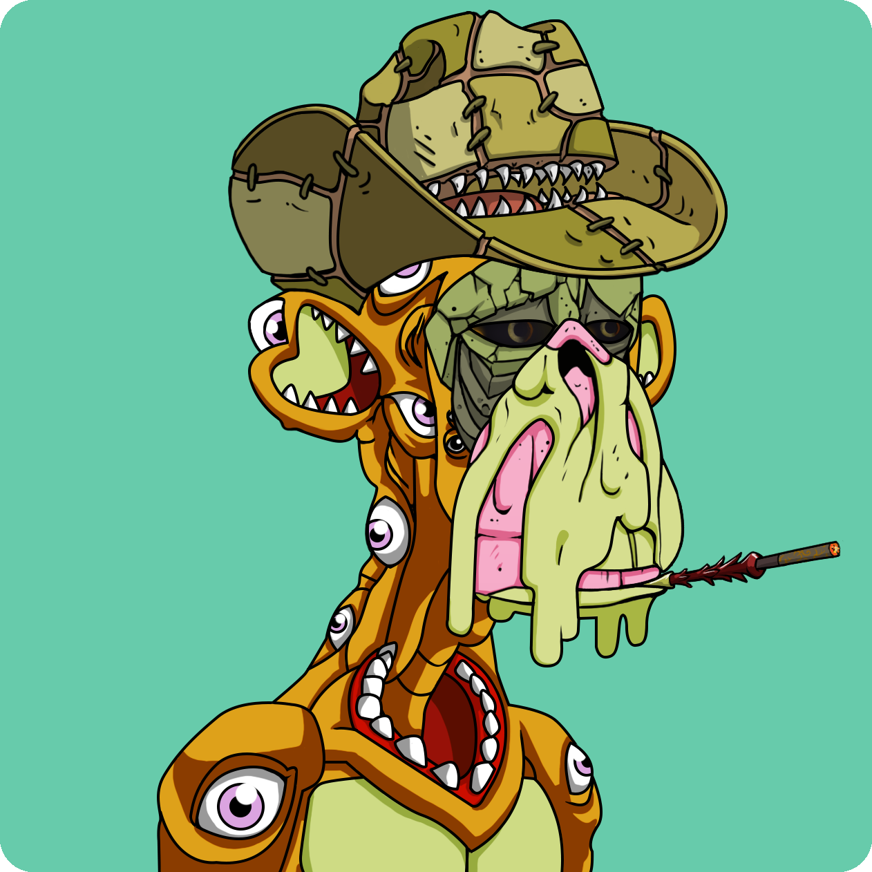 Yuga Labs - Mutant Ape Yacht Club - NFT # 1758