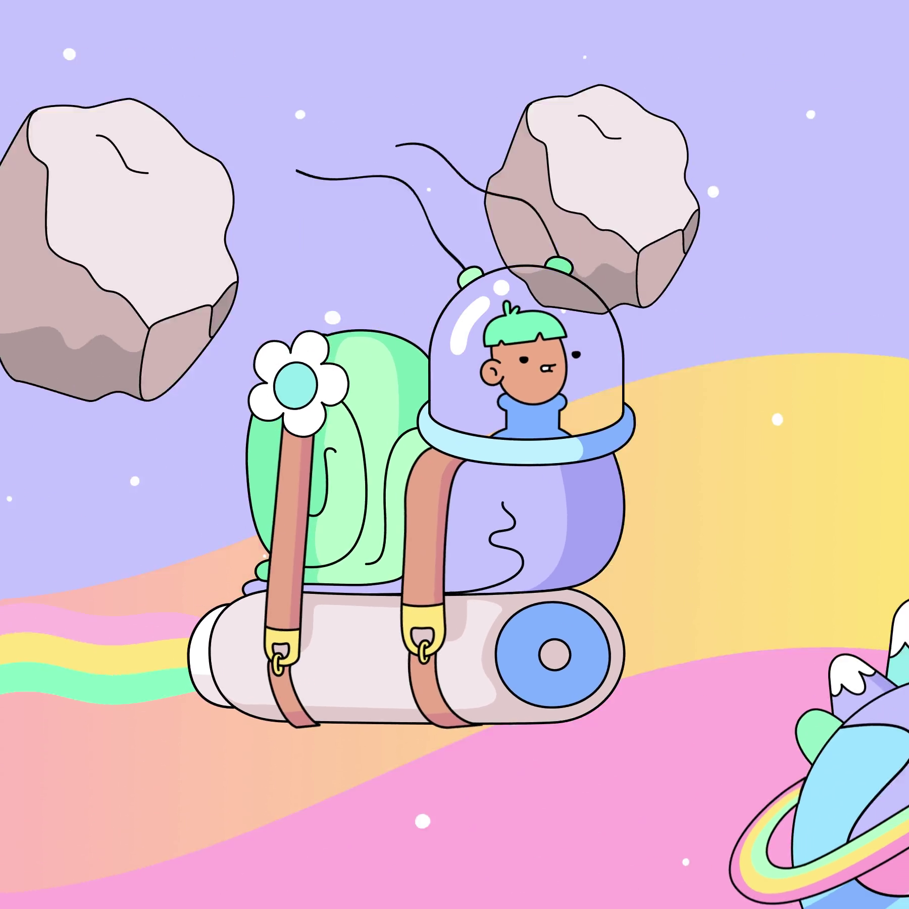 The Doodles Founders - Space Doodles - Space Doodle #31 - NFT # 31