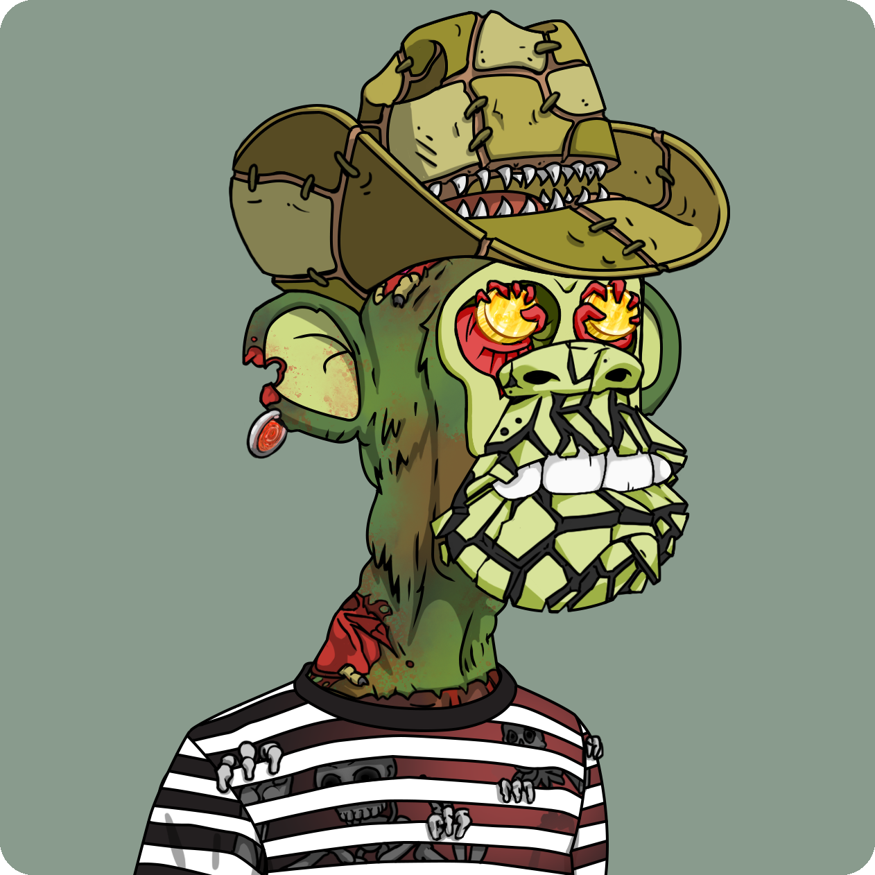 Yuga Labs - Mutant Ape Yacht Club - NFT # 17000