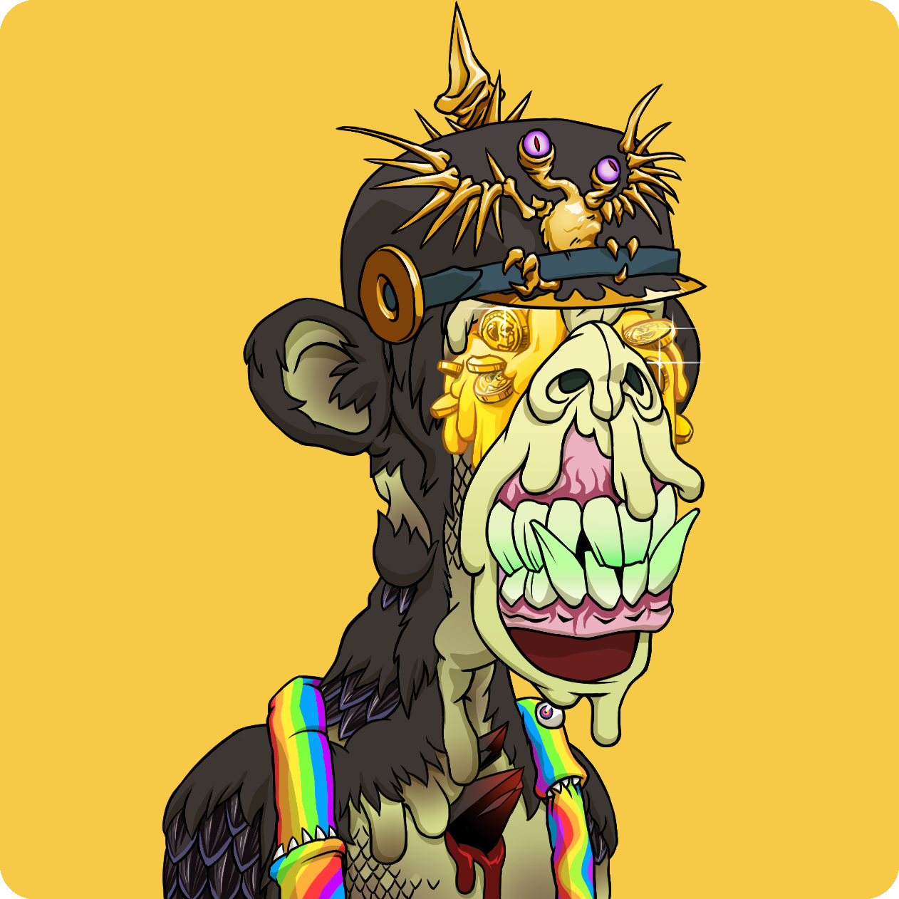 Yuga Labs - Mutant Ape Yacht Club - NFT # 1382