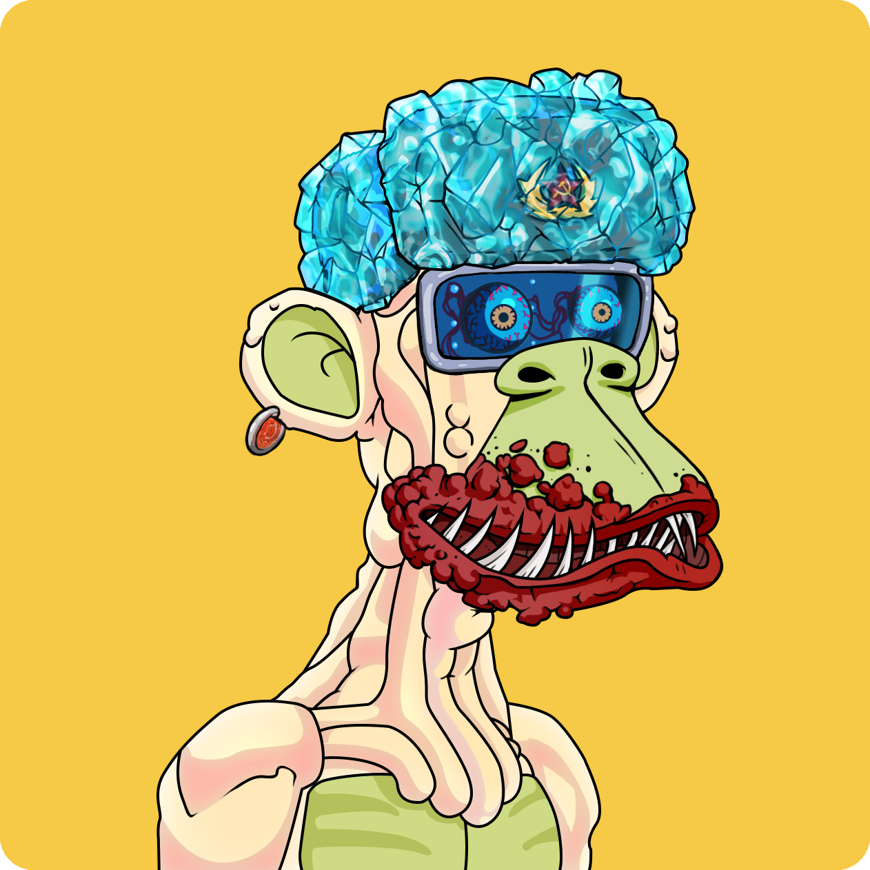 Yuga Labs - Mutant Ape Yacht Club - NFT # 3204