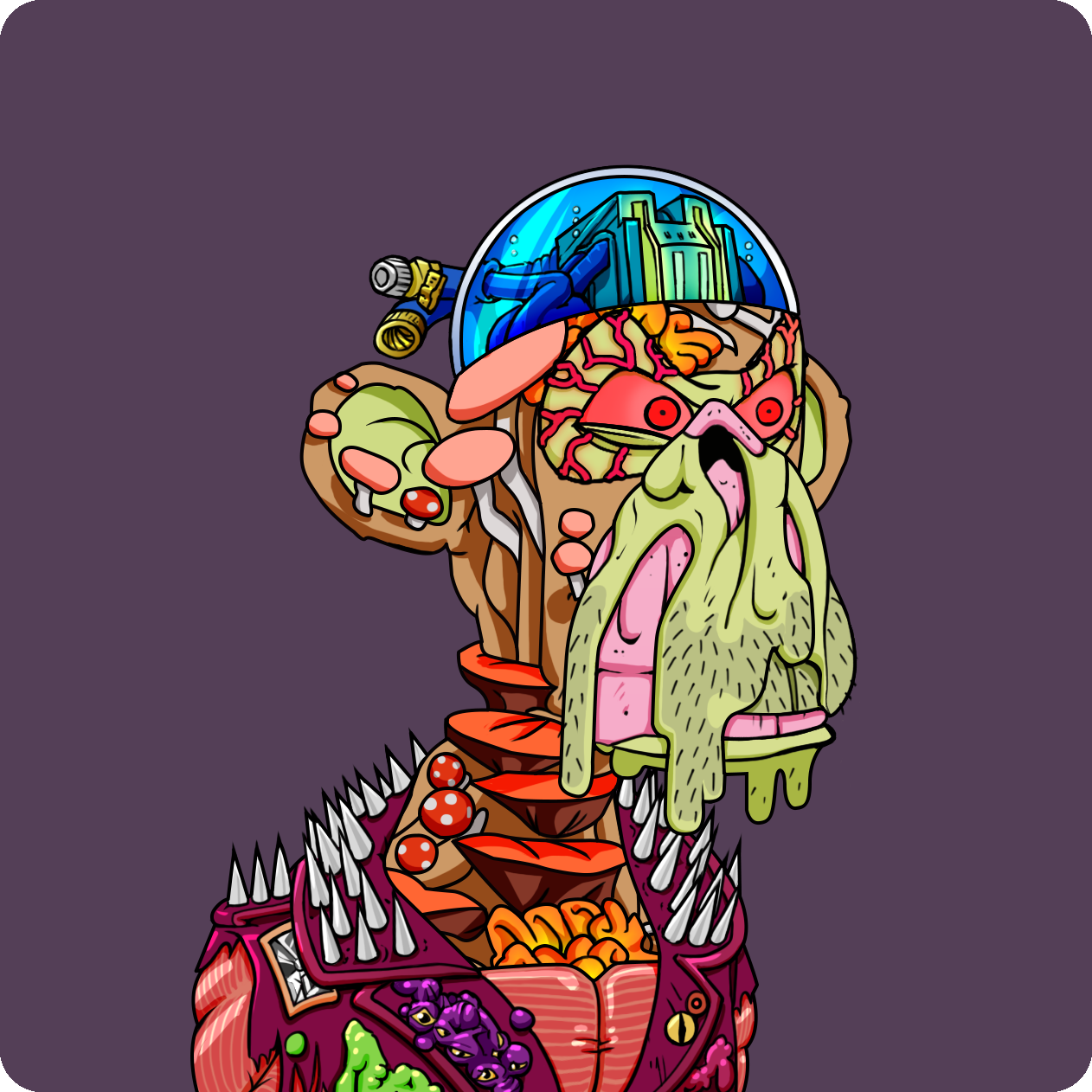 Yuga Labs - Mutant Ape Yacht Club - NFT # 7176