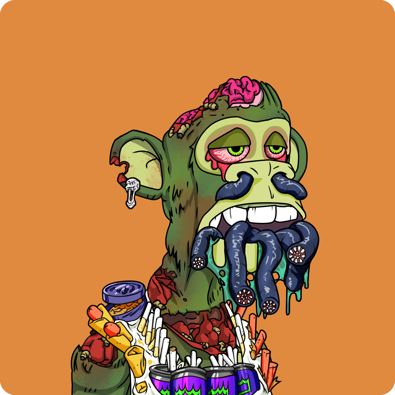 Yuga Labs - Mutant Ape Yacht Club - NFT # 1406