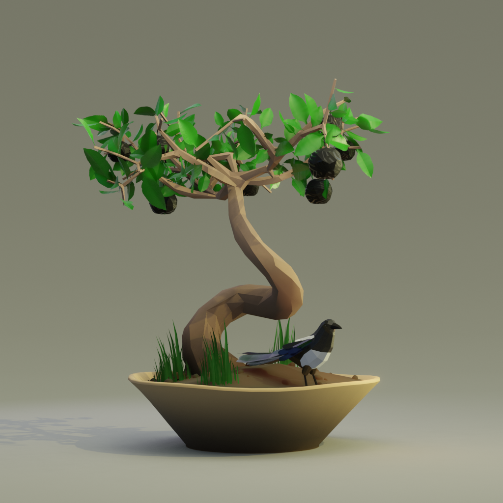 ZENFT Garden Society - Bonsai - Bonsai #8377 - NFT # 8377