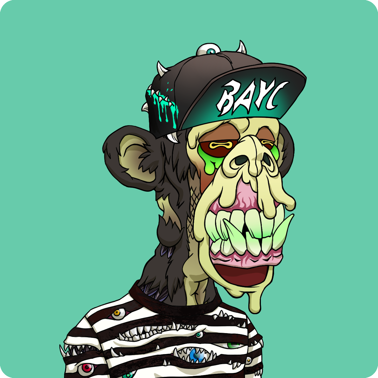 Yuga Labs - Mutant Ape Yacht Club - NFT # 8566