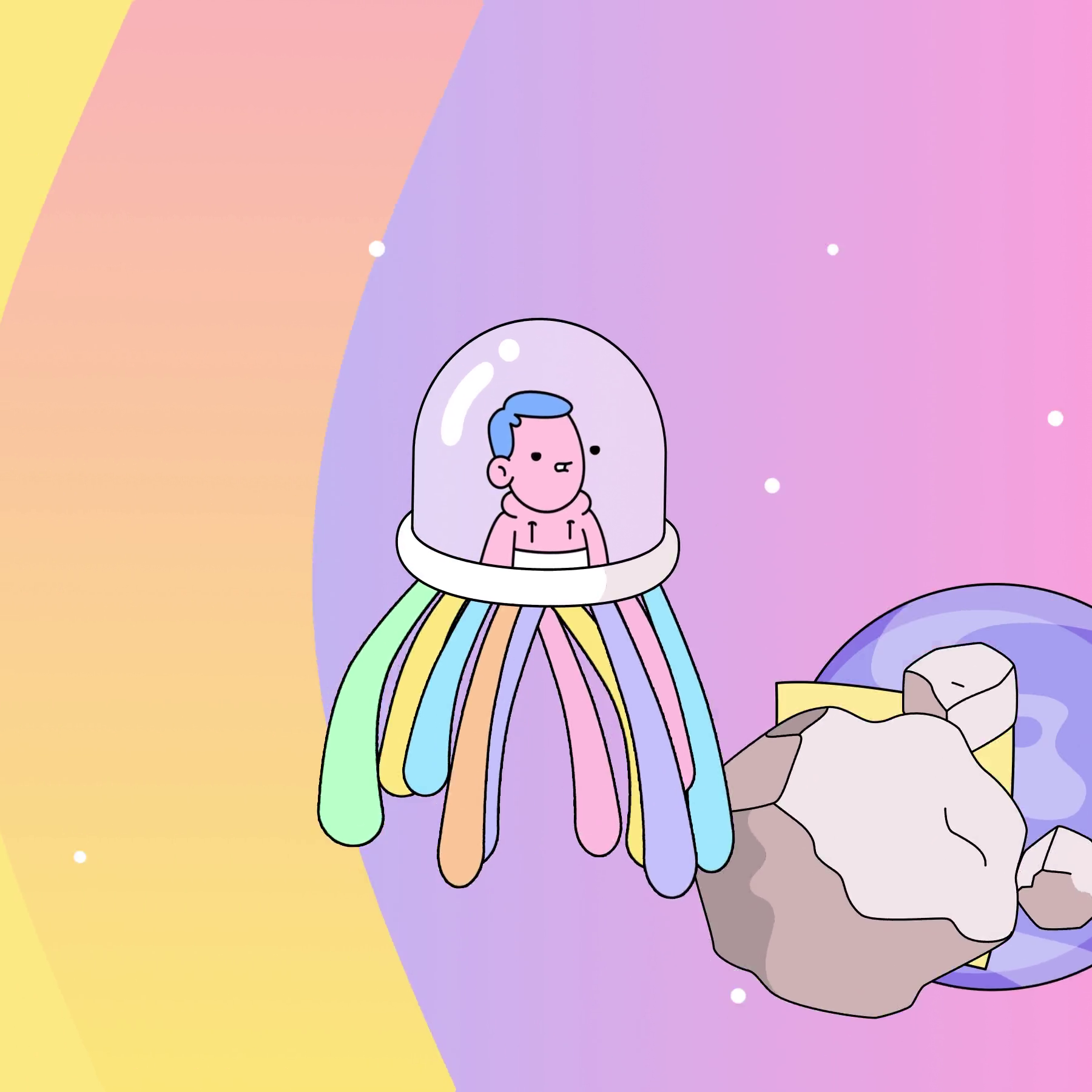 The Doodles Founders - Space Doodles - Space Doodle #152 - NFT # 152