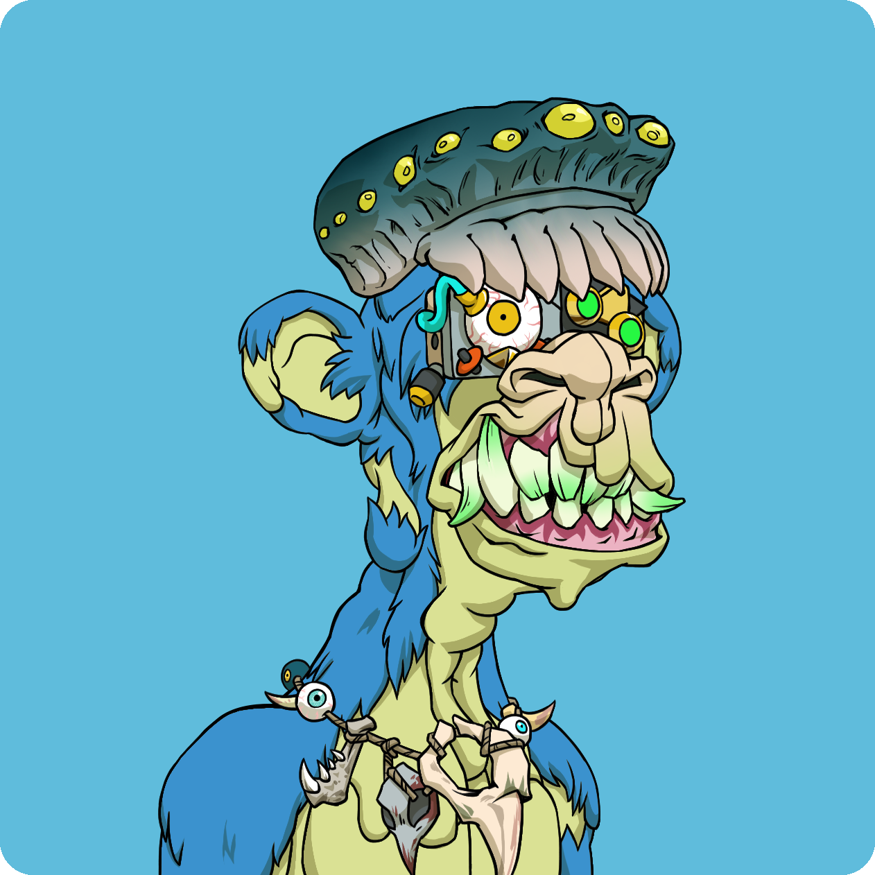 Yuga Labs - Mutant Ape Yacht Club - NFT # 3862