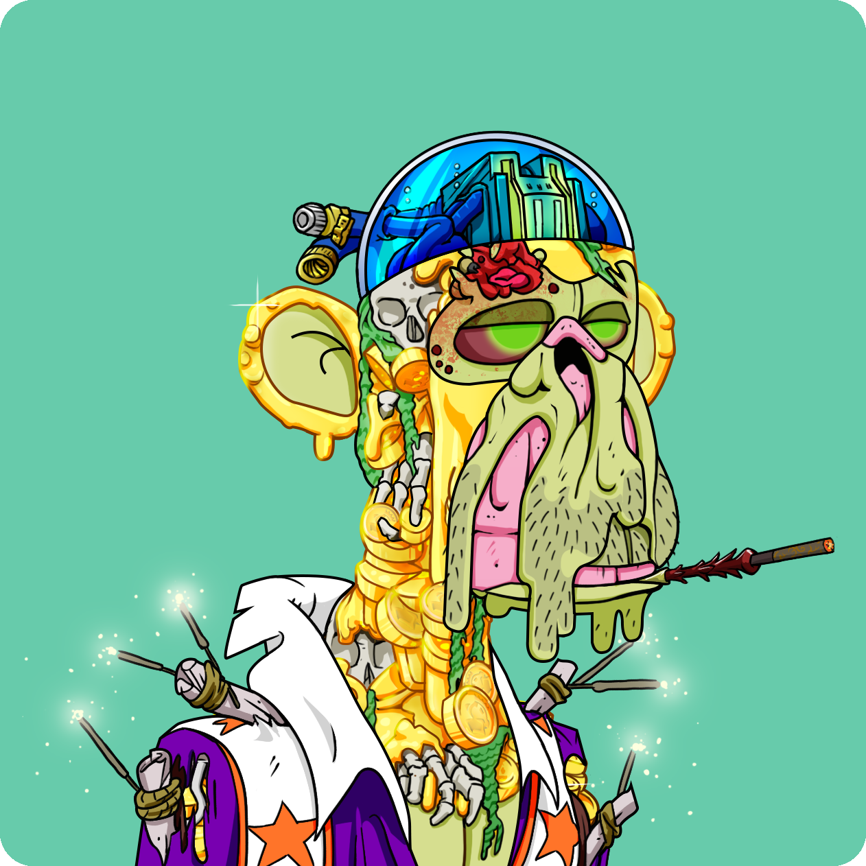 Yuga Labs - Mutant Ape Yacht Club - NFT # 7253