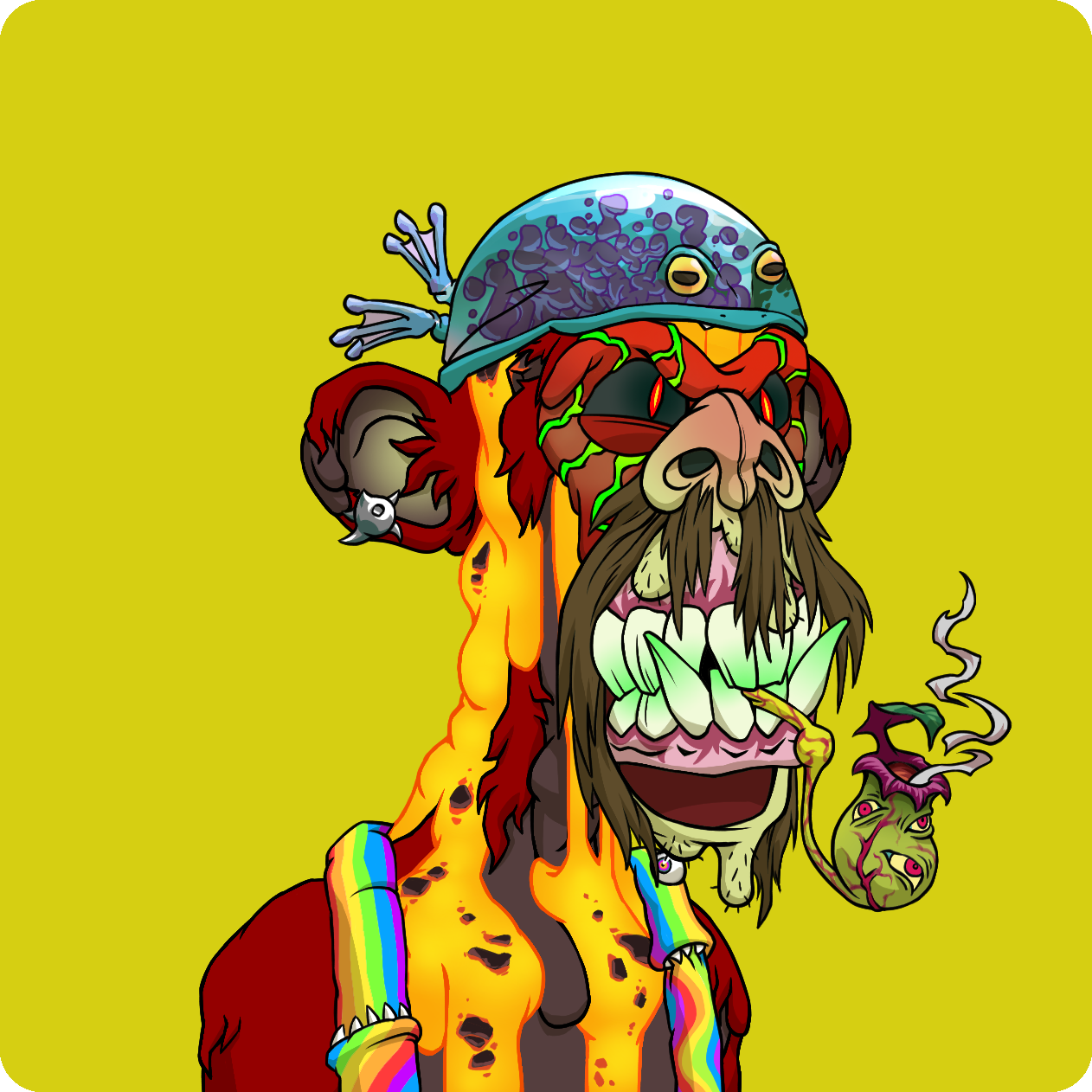 Yuga Labs - Mutant Ape Yacht Club - NFT # 2966