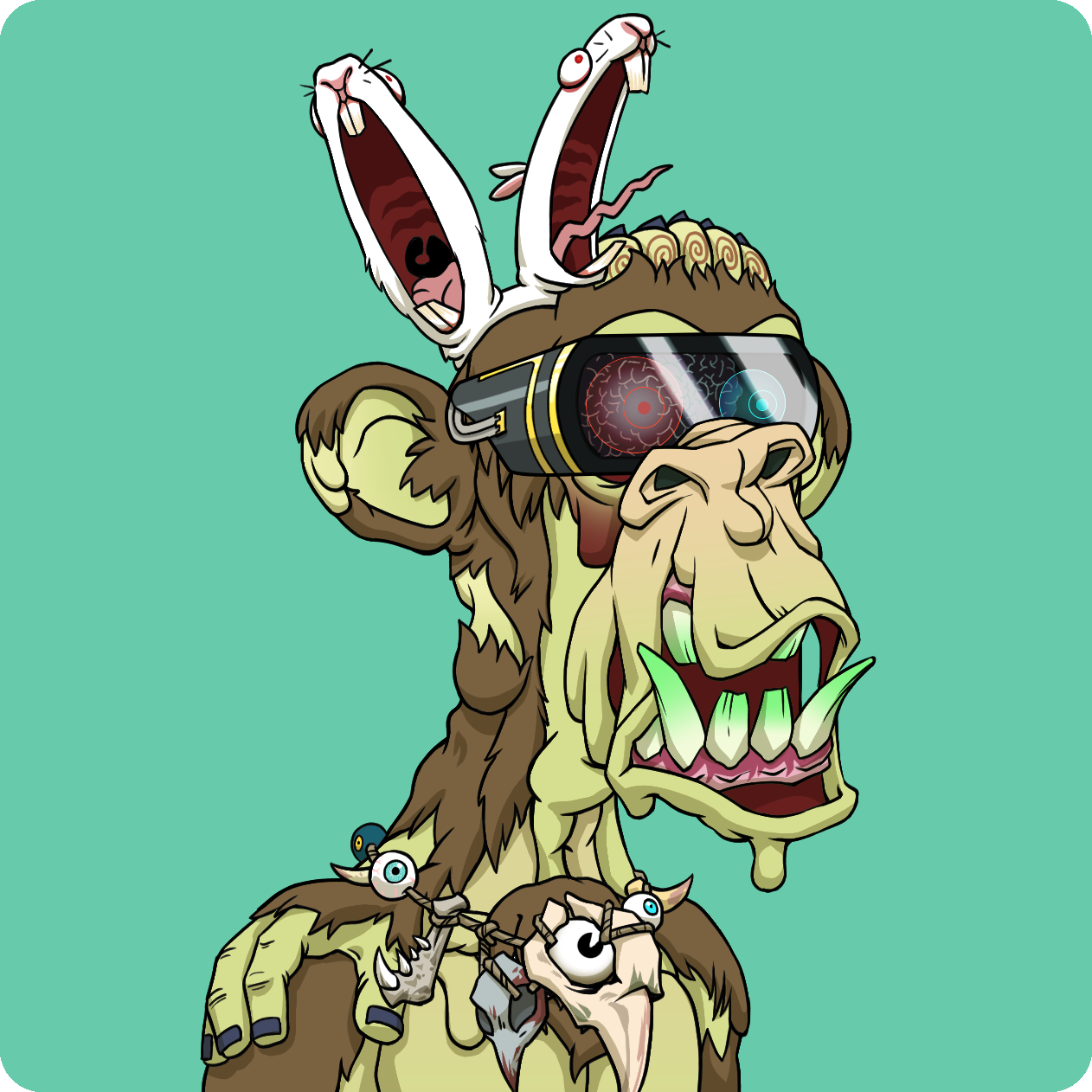 Yuga Labs - Mutant Ape Yacht Club - NFT # 23687