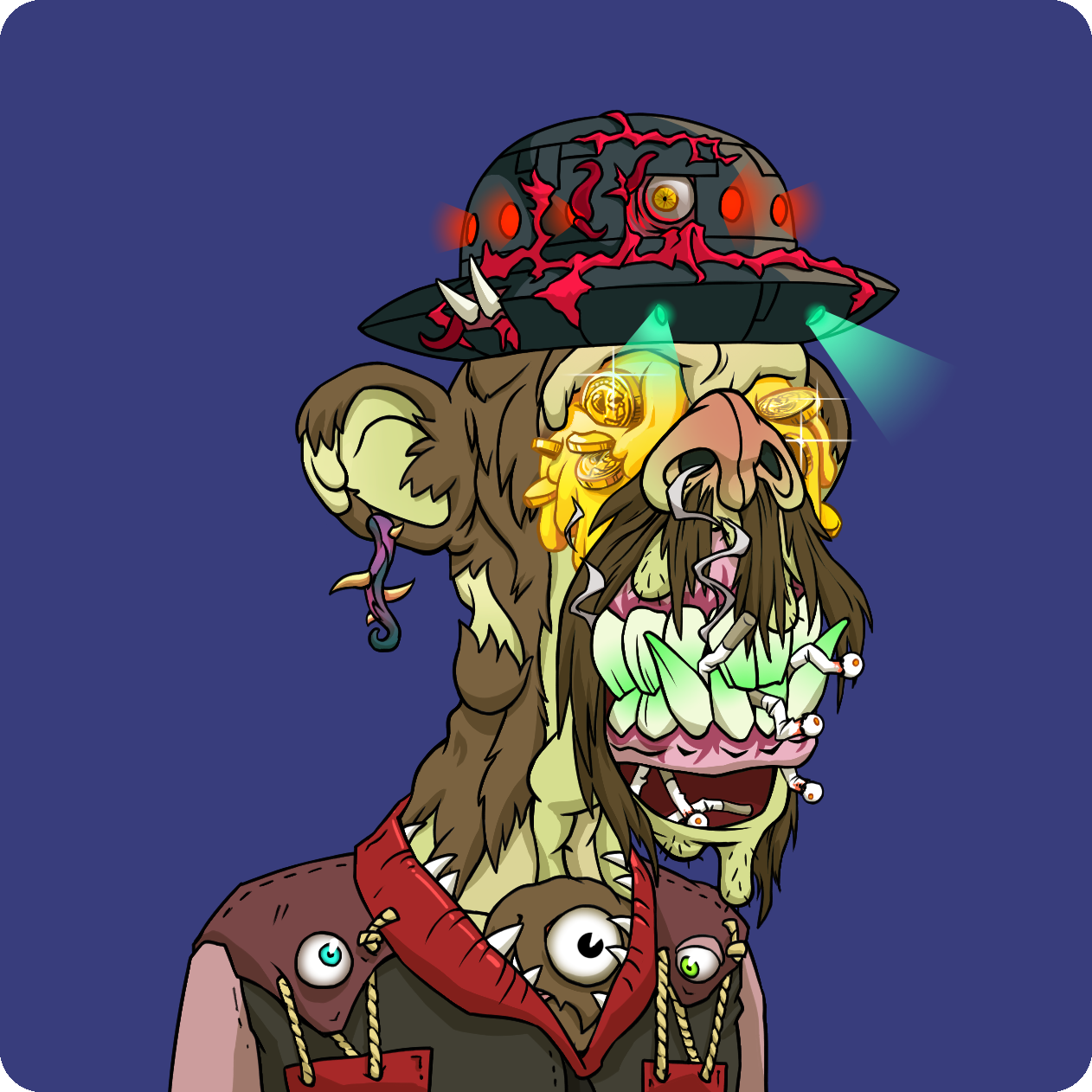 Yuga Labs - Mutant Ape Yacht Club - NFT # 10833