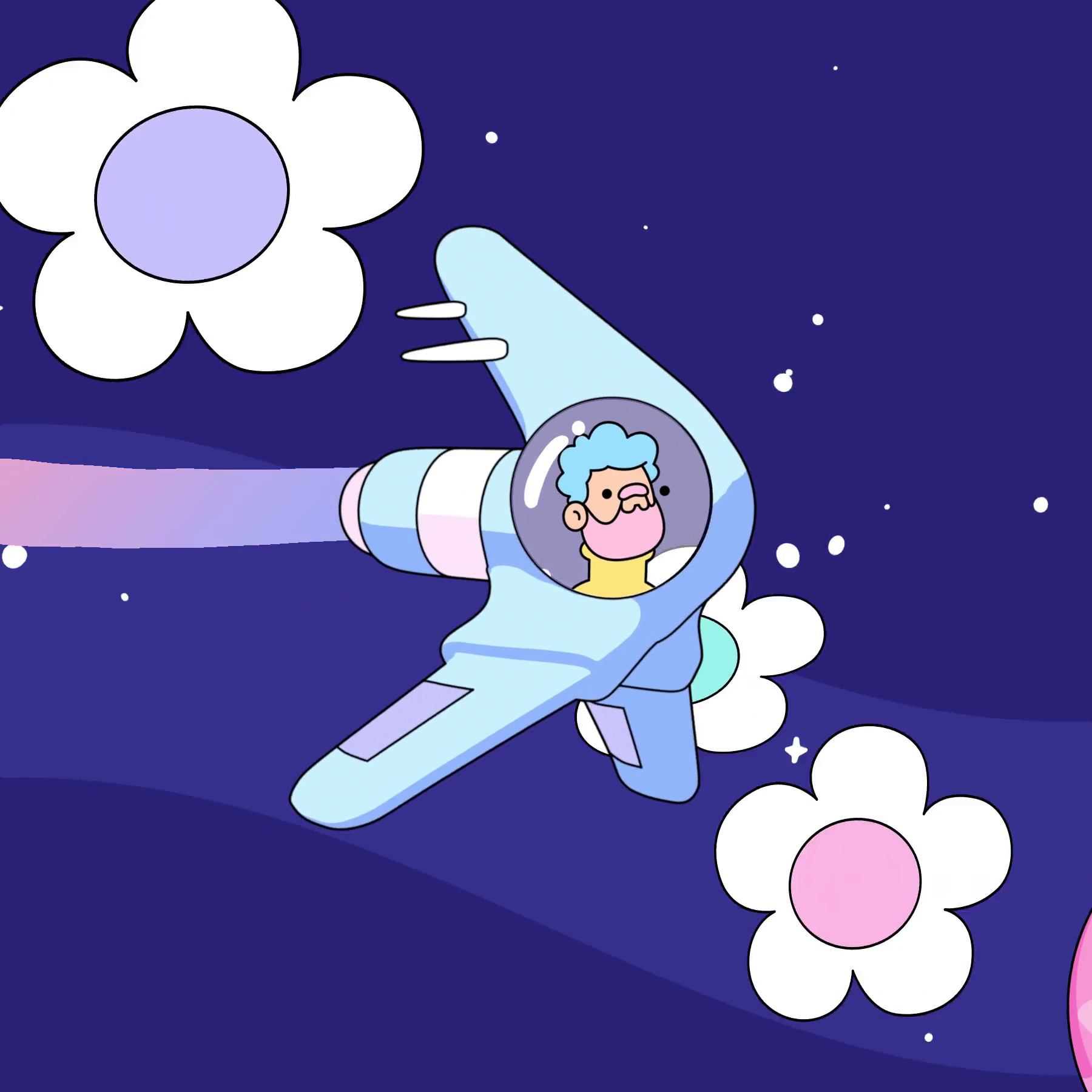 The Doodles Founders - Space Doodles - Space Doodle #74 - NFT # 74