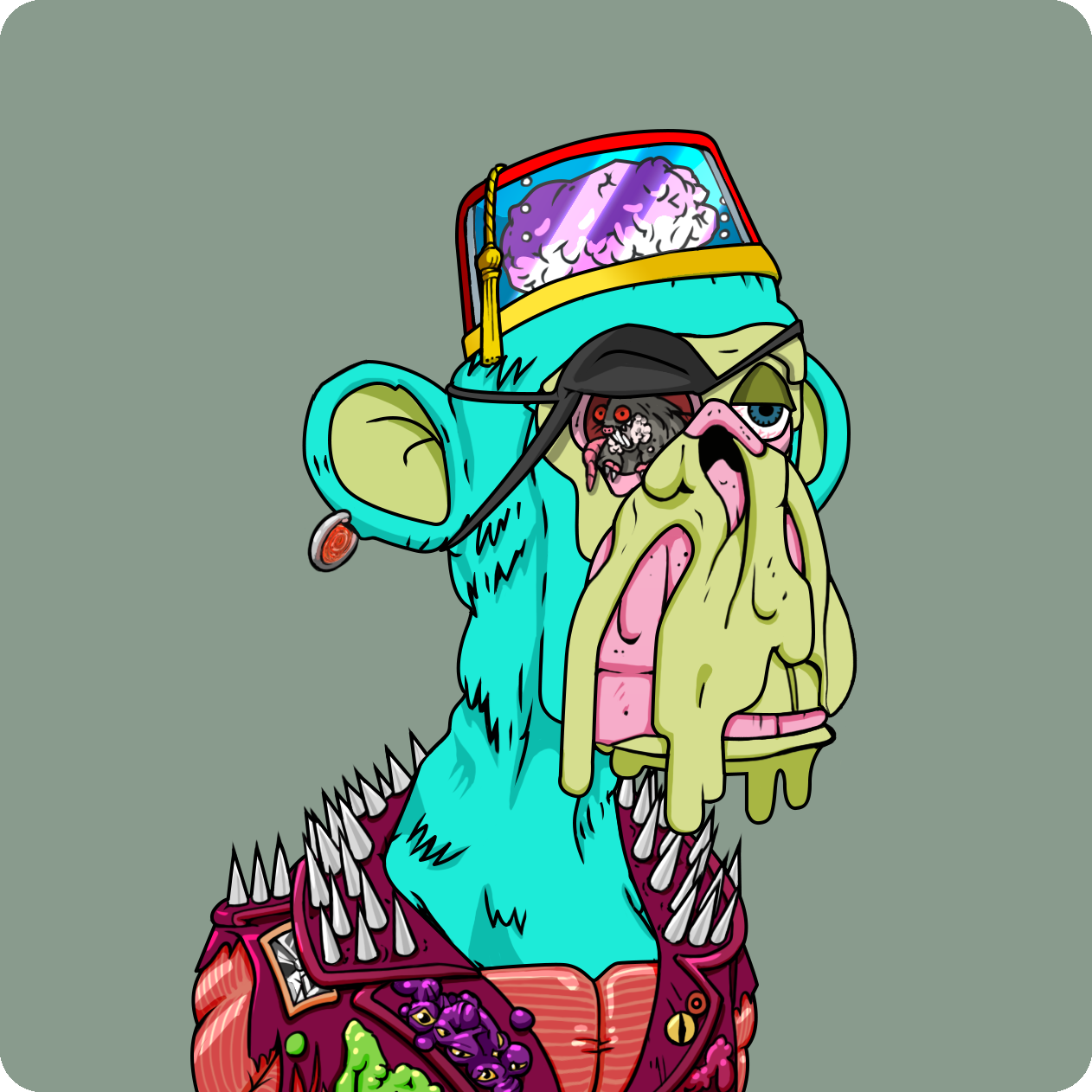 Yuga Labs - Mutant Ape Yacht Club - NFT # 7062