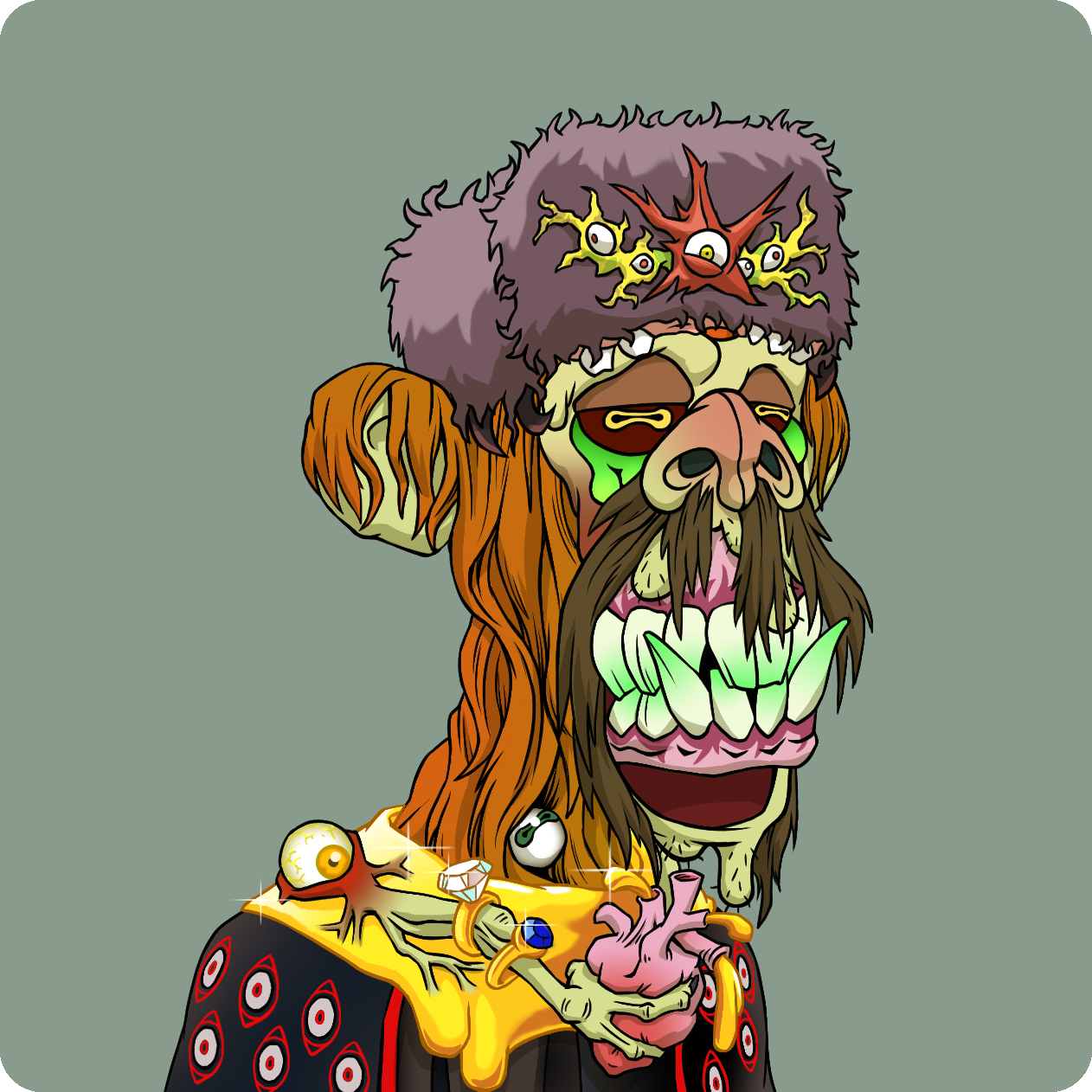 Yuga Labs - Mutant Ape Yacht Club - NFT # 24281