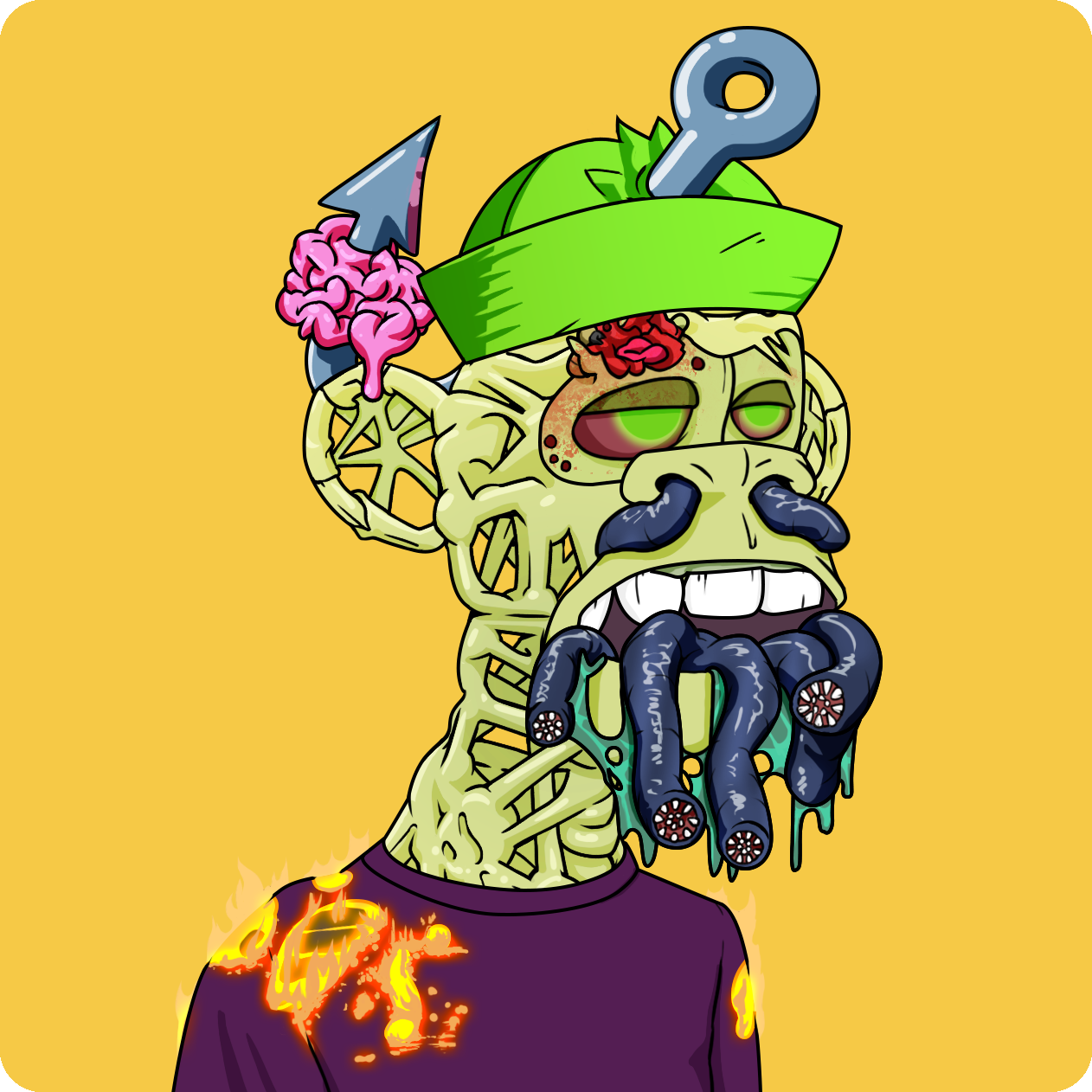 Yuga Labs - Mutant Ape Yacht Club - NFT # 1895