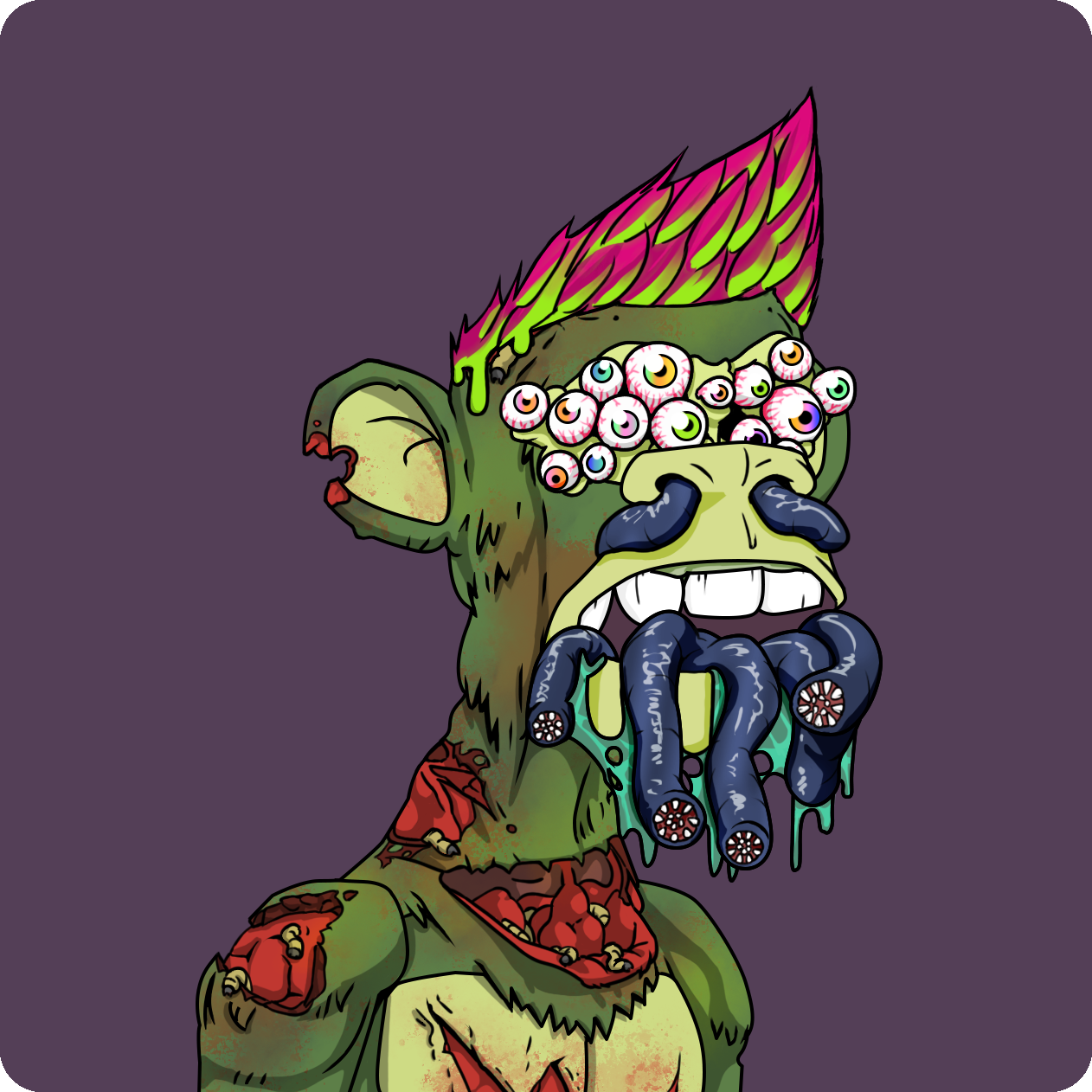 Yuga Labs - Mutant Ape Yacht Club - NFT # 18696