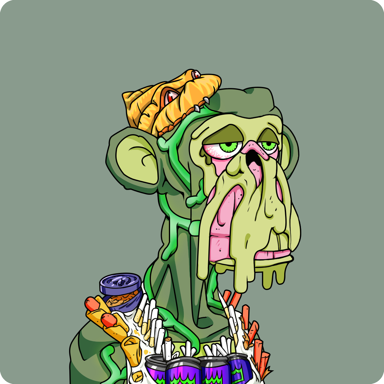 Yuga Labs - Mutant Ape Yacht Club - NFT # 17166