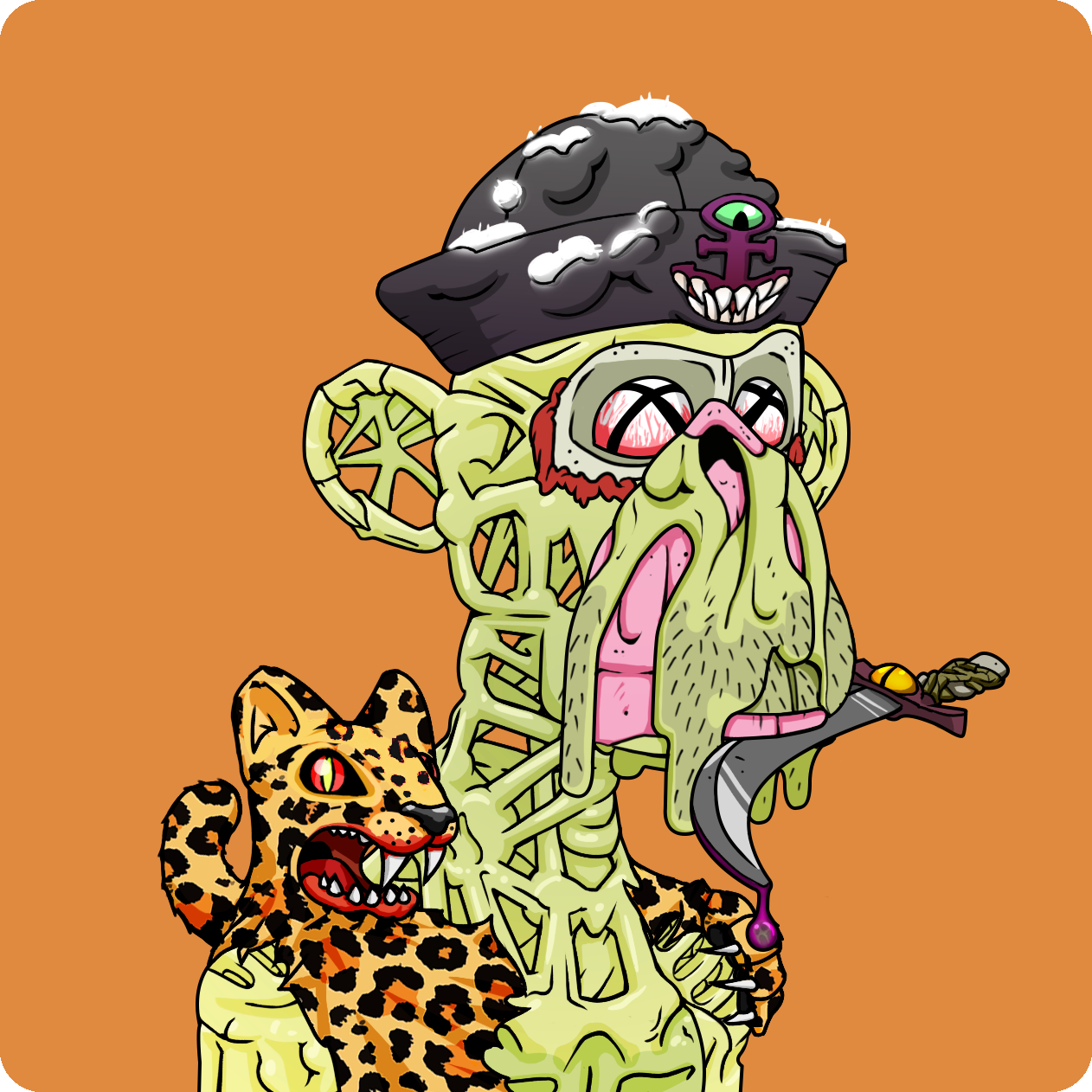 Yuga Labs - Mutant Ape Yacht Club - NFT # 8042