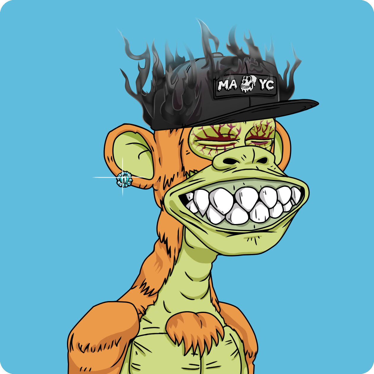 Yuga Labs - Mutant Ape Yacht Club - NFT # 5104