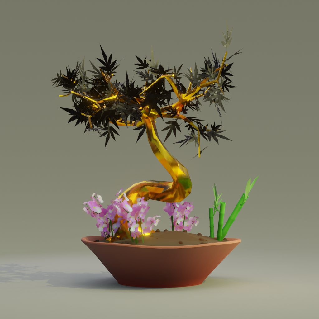ZENFT Garden Society - Bonsai - Bonsai #8692 - NFT # 8692